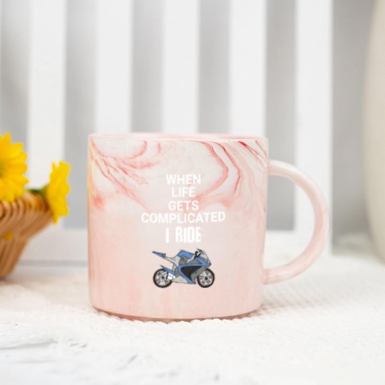 Discover Motorcycle Biker quotes Marble Mugs
