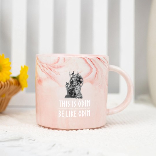 Discover Anti Socialism - Masculine Alpha Male Viking Mythology - Odin isn't offended by anything or anyone because Odin isn't a pussy - Anti Socialism - Marble Mugs