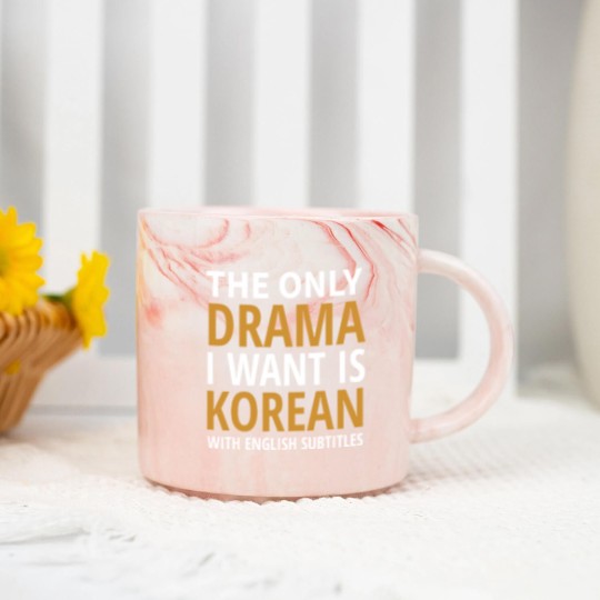 Discover I Watch Kdrama Marble Mugs
