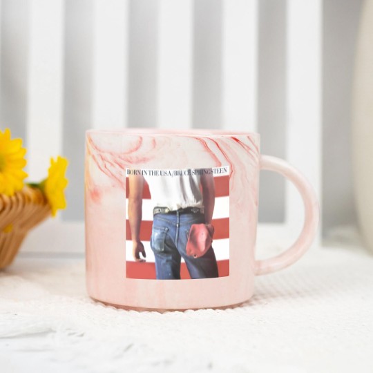 Discover Bruce Springsteen Born In The USA Rock Marble Mugs Marble Mugs