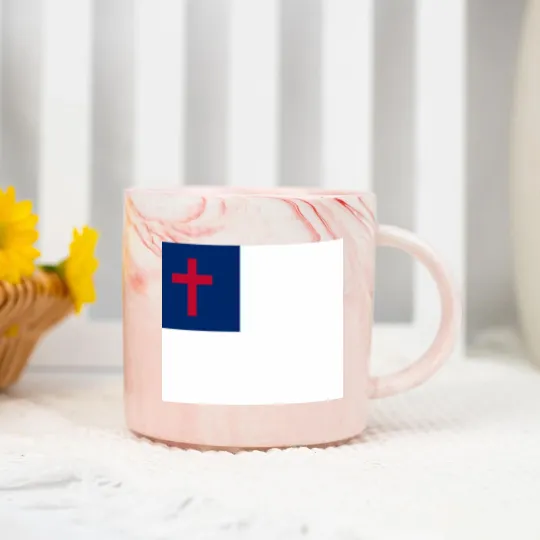 Discover Christian Flag Marble Mugs
