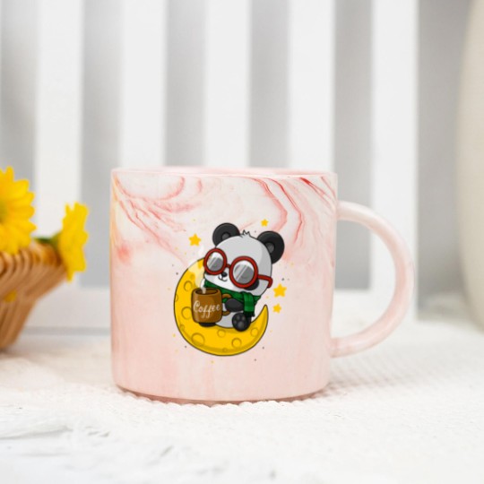 Discover Coffee Panda Marble Mugs