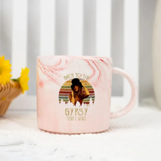 Discover Stevie Nicks Back To The Gypsy Classic Marble Mugs