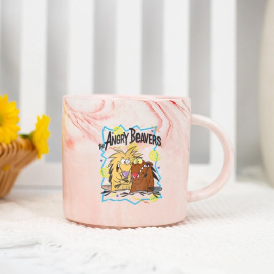 Discover Beaver Liquor Marble Mugs Nick 90s The Angry Beavers Insane Humorous