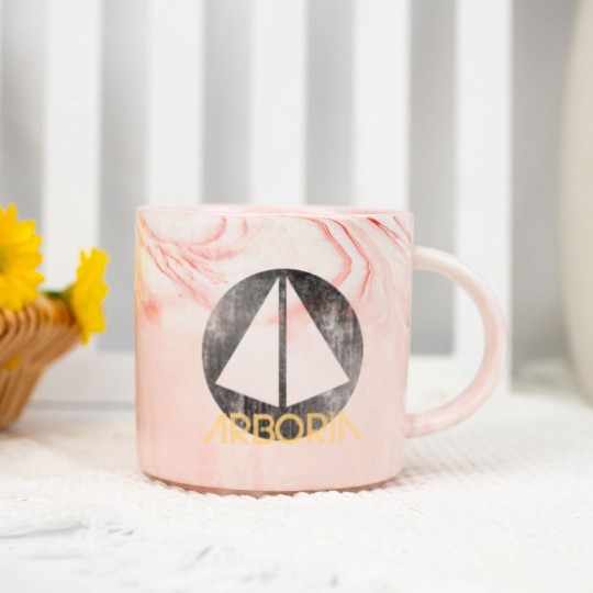 Discover Arboria Institute - Beyond The Black Rainbow - Marble Mugs