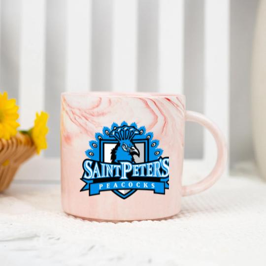Discover Saint Peter’s Peacocks Marble Mugs