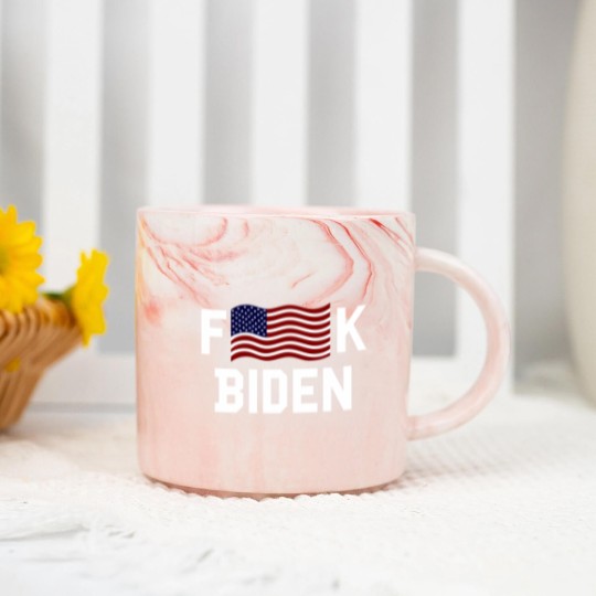 Discover Anti Joe Biden F American Falg K Biden Marble Mugs