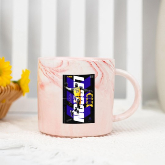 Discover LEBRON JAMES - Lebron James - Marble Mugs
