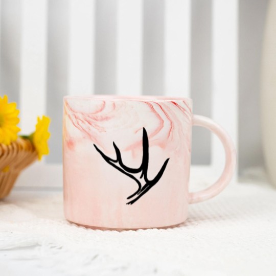 Discover White Tail Deer Antler Marble Mugs