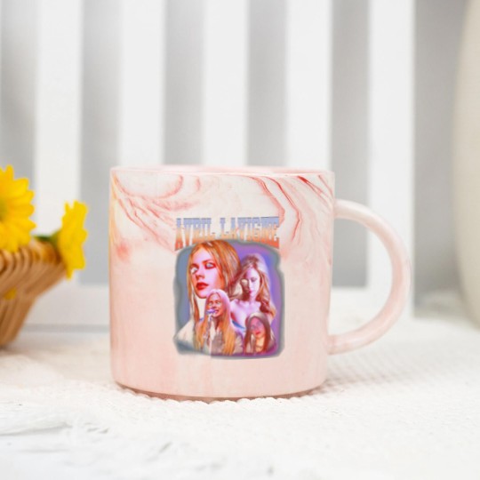 Discover Vintage 90s Avril Lavigne Marble Mugs