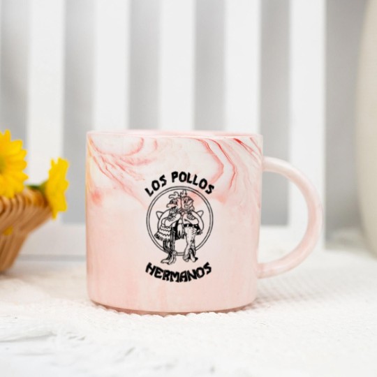 Discover LOS POLLOS HERMANOS chicken brothers Breaking Heis Marble Mugs