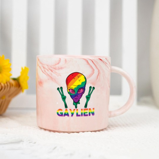 Discover LGBT Marble Mugs