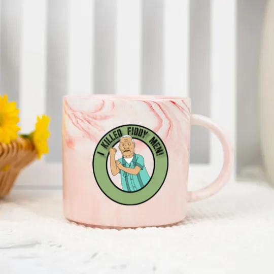 Discover Cotton Hill Battle Cry - King Of The Hill - Marble Mugs
