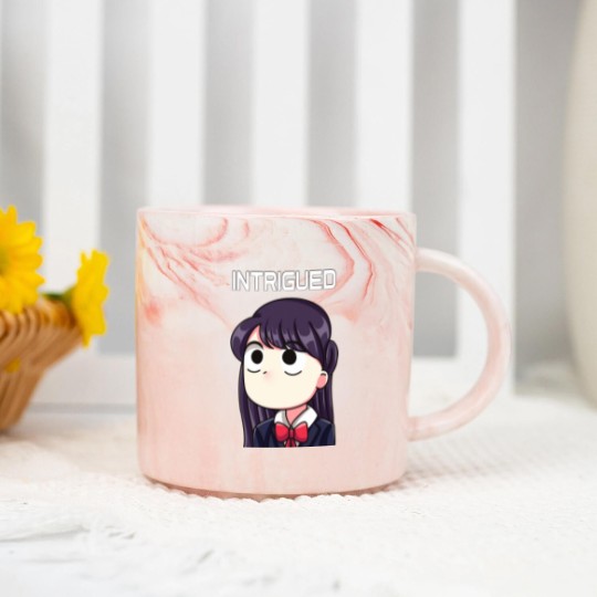Discover Komi Can't Communicate - intrigued - Komi Cant Communicate - Marble Mugs
