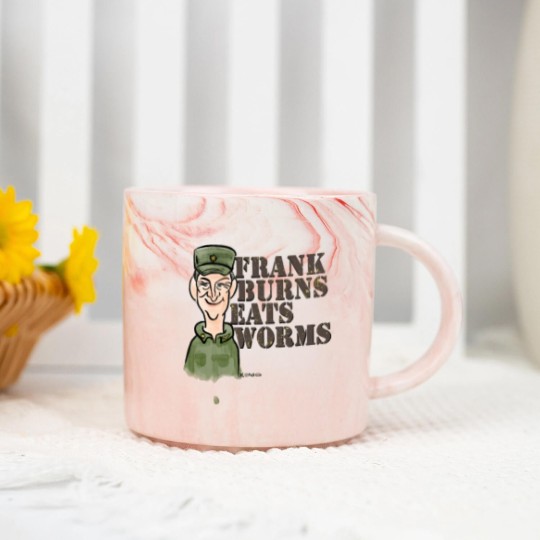 Discover Frank Burns Eats Worms - Mash - Marble Mugs