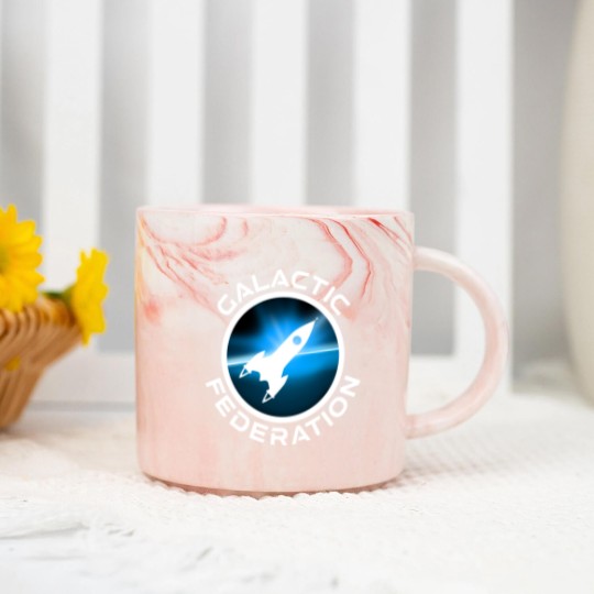 Discover Galactic Federation Logo - Galactic Federation - Marble Mugs