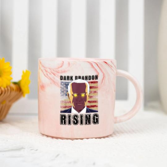 Discover Dark Brandon Rising Marble Mugs