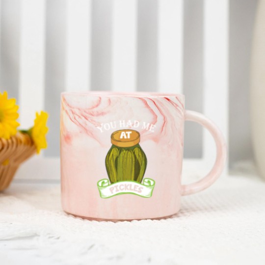 Discover Pickles vegetarian Gift For Pickle Lovers Marble Mugs