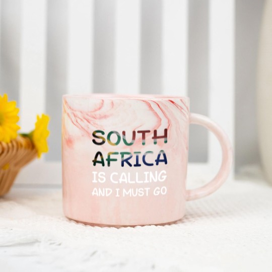 Discover South Africa is calling and I must go - South Africa - Marble Mugs