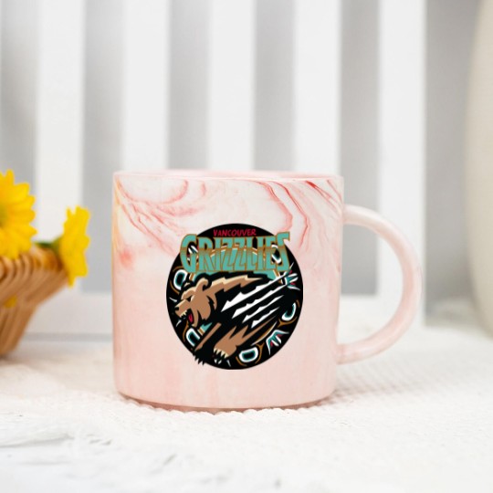 Discover Vancouver Grizzlies Retro - Vancouver Grizzlies - Marble Mugs