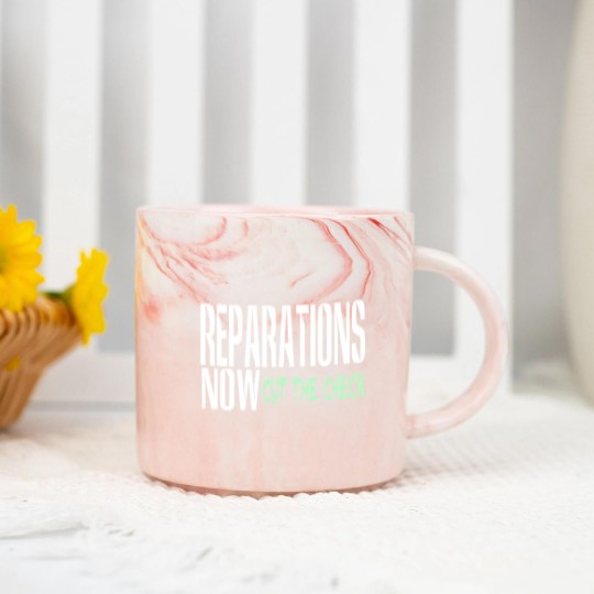 Discover REPARATIONS NOW Marble Mugs