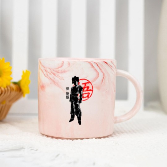 Discover Crimson Gohan - Gohan - Marble Mugs
