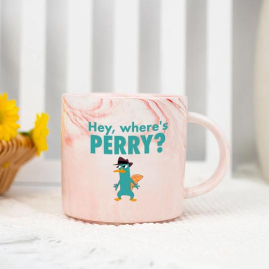 Discover Hey, Where's Perry? - Phineas - Marble Mugs