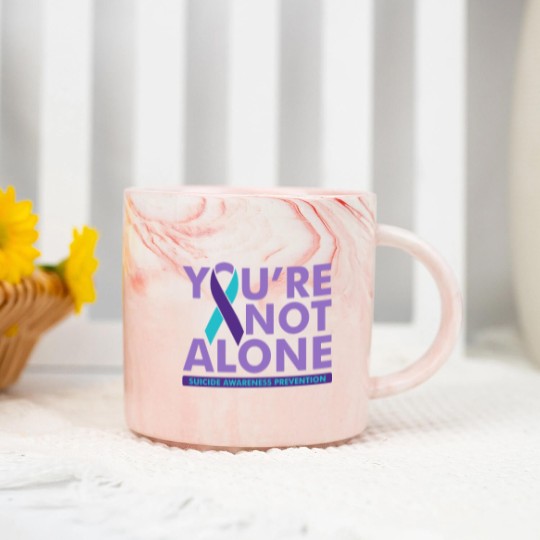 Discover Suicide Awareness Prevention Marble Mugs