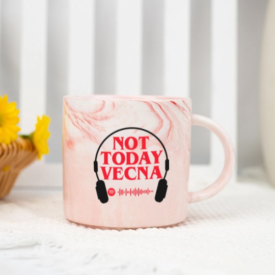 Discover Not Today Vecna Steve Harrington Marble Mugs