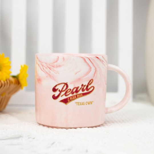 Discover Pearl Beer - Texas Beer - Marble Mugs