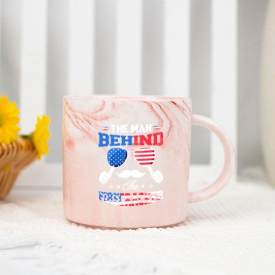 Discover The Man Behind The Firecracker 4th Of July American Flag - Behind The Firecracker 4th Of July - Marble Mugs