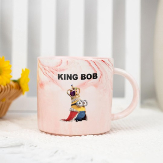 Discover KING BOB Cartoon Marble Mugs