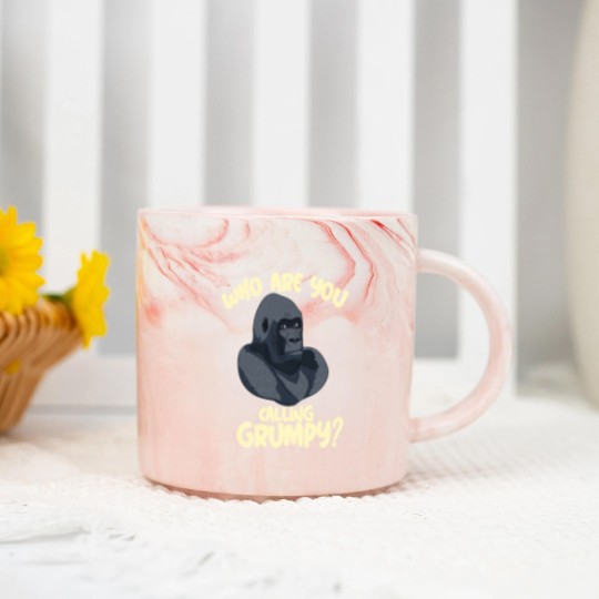 Discover grumpy gorilla monkey fear angry angry strong Marble Mugs