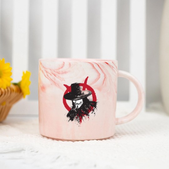 Discover Revolution is Coming - V For Vendetta - Marble Mugs