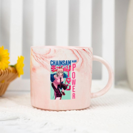 Discover Chainsaw Power Marble Mugs