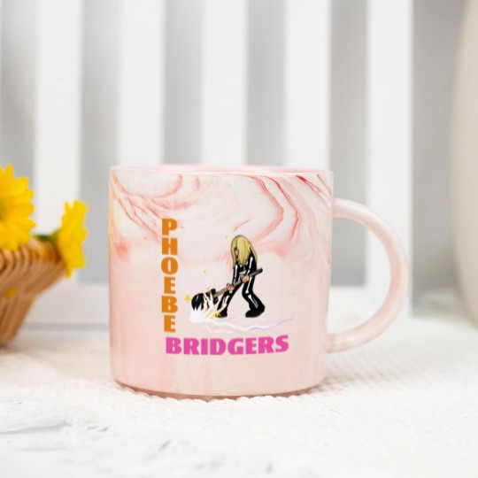 Discover Phoebe Bridgers Guitar Smash - Phoebe - Marble Mugs