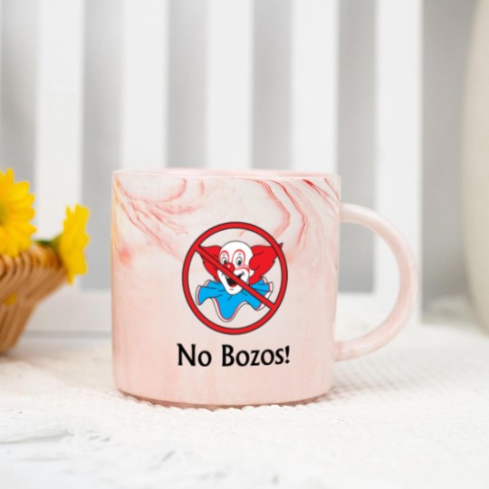 Discover No Bozos Clown Marble Mugs Marble Mugs