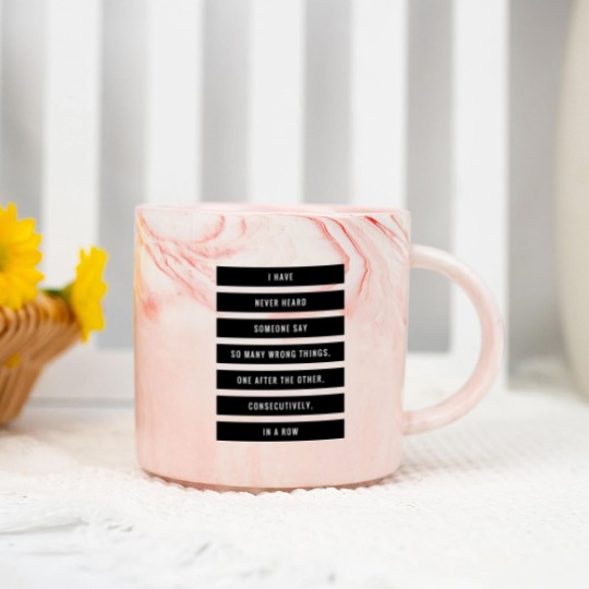 Discover So Many Bad Things Marble Mugs