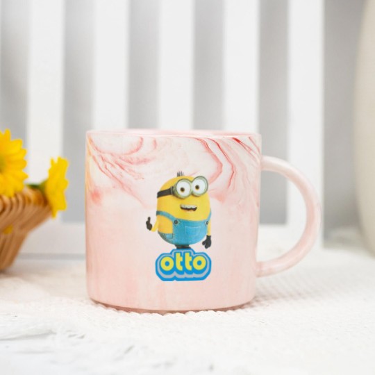 Discover Otto Marble Mugs, Minion Despicable Me Marble Mugs, Minions Road The Rise Of Gru Marble Mugs