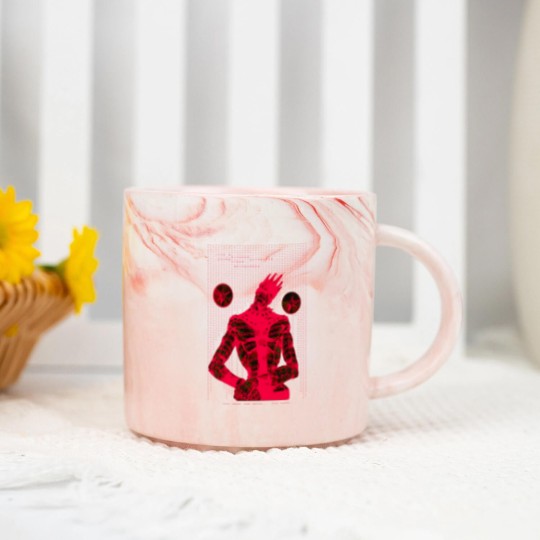 Discover Whitesnake Matrix Design (Red Variant) - Jojo's Bizarre Adventure: Stone Ocean - Stone Ocean - Marble Mugs