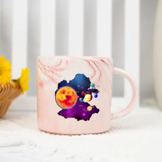 Discover Solar System Planets For Astronomy And Space Geeks Marble Mugs