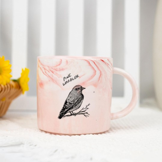 Discover Pine Warbler Marble Mugs