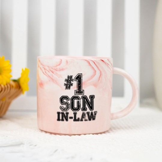 Discover 1 Son In Law Number One Sports Gift Marble Mugs