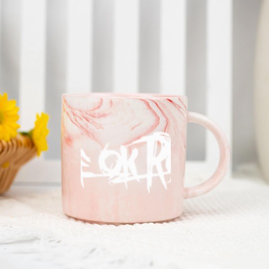 Discover ONE OK ROCK BANNER (White) Marble Mugs