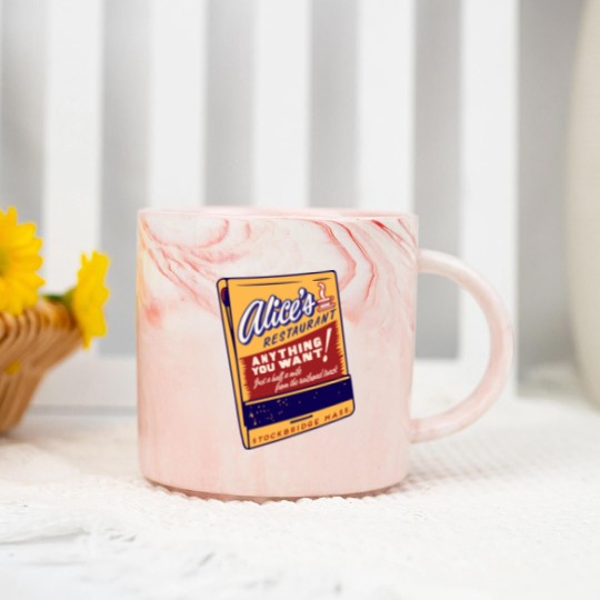 Discover alice's restaurant Marble Mugs