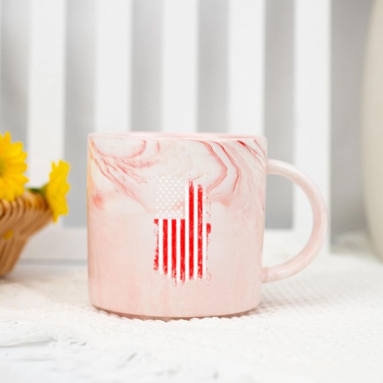 Discover American flag Marble Mugs