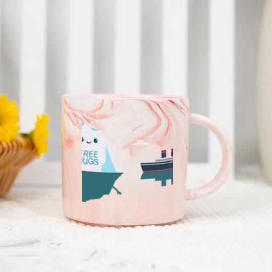Discover Retro Funny Titanic Cruise Ship Iceberg 1912 Cruis Marble Mugs