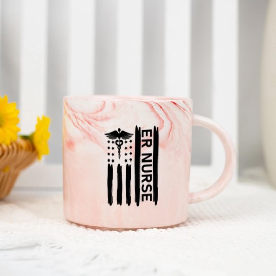 Discover ER Nurse Marble Mugs