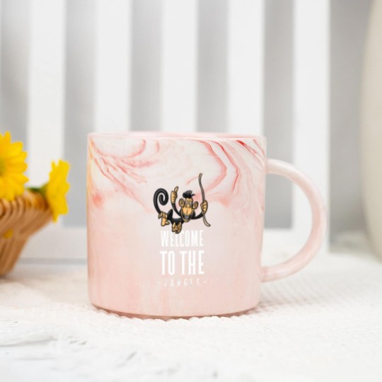 Discover Welcome to the jungle Marble Mugs