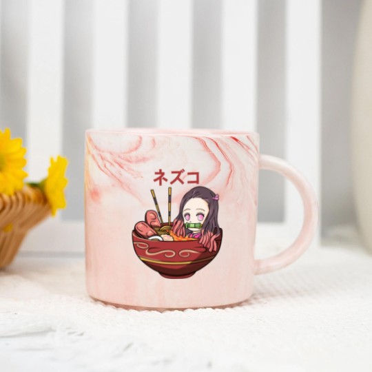 Discover Ramen neko - neko - Marble Mugs